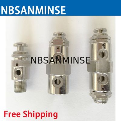 Mini de Veranderingsklep M5 G 1/8 van NBSANMINSE 2P 31P 3P 41P 4P 4PP Mechanische Hoge Klep Pneumatische Klep - kwaliteit