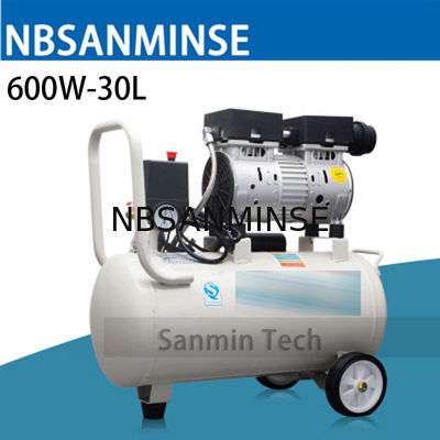 600W - 30L mini de Hoge druk Stodde Ontwerp van Oilless van de Luchtcompressor Houten het Werk Huistoepassing AC220V hoog - kwaliteit