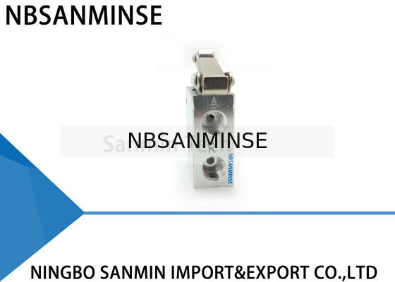 De Reeks 1/4 Mechanische het Type van Klep Pneumatische Einde Mechanische het Gaspedaalklep Twee van JM van de KlepAfsluitklep Positie Met drie richtingen