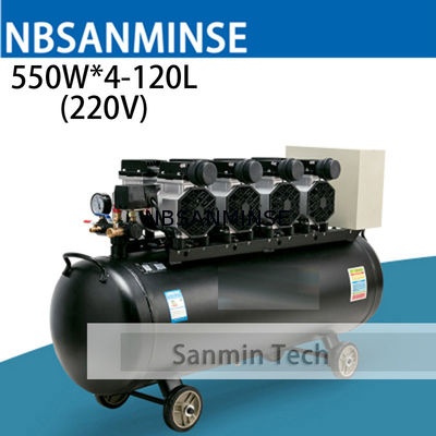 550WX4 - 120 de Hoge druk Stodde Ontwerp van Oilless van de Luchtcompressor Houten het Werk Huistoepassing AC220V hoog - kwaliteit Sanmin