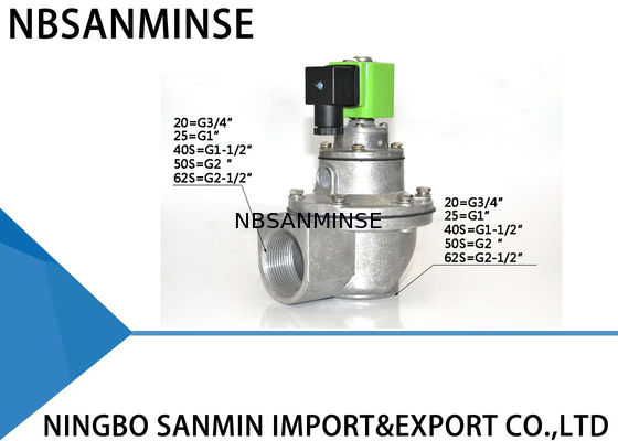 QD-Z 3/4 1 1-1/2 2 inch Pulse Jet-klep Stofafscheider Dubbele afdichting Membraanklep SBFEC-type